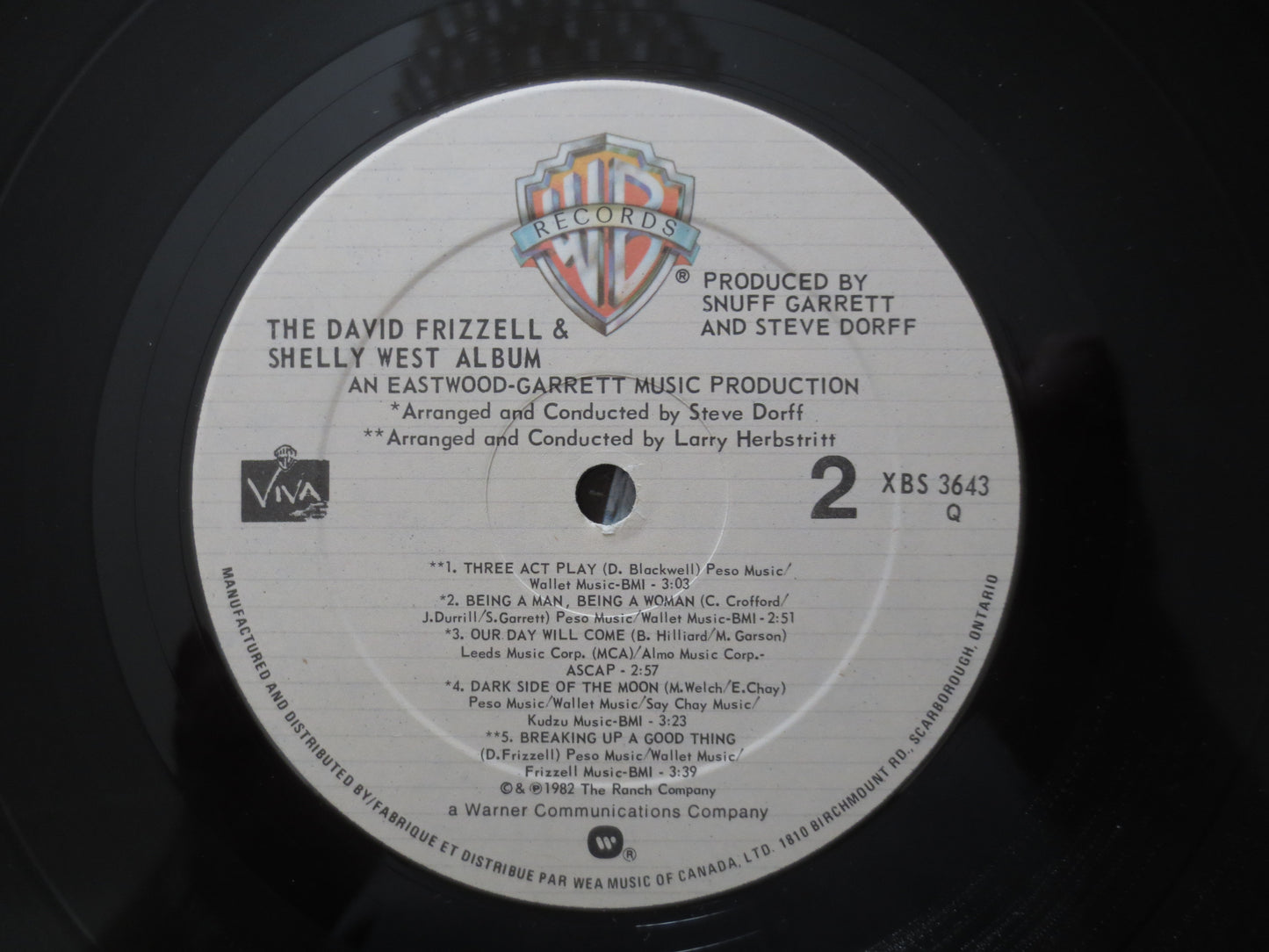 DAVID FRIZZELL, Shelly WEST, David Frizzell Album, Shelly West Album, David Frizzell Vinyl, Shelly West Vinyl, 1982 Records