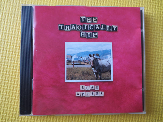 The TRAGICALLY HIP, ROAD Apples Cd, Tragically Hip Lp, Rock Cd, Classic Rock Cd, Vintage Compact Disc, Cds, 1991 Compact Disc