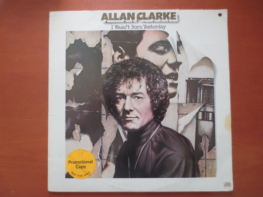 ALLAN CLARKE, Born YESTERDAY, Allan Clarke Records, Vintage Vinyl, Allan Clarke Vinyl, Allan Clarke Lp, Vinyl, 1978 Records