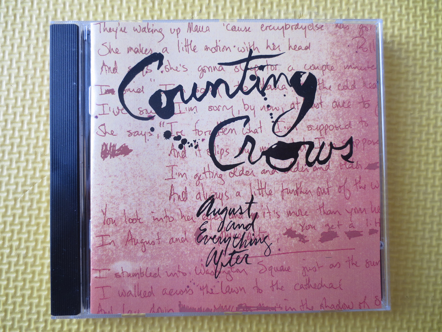 COUNTING CROWS, August and EVERYTHING, Counting Crows Cd, Music Cd, Rock Music Cd, Counting Crows Album, cd, 1993 Compact Disc