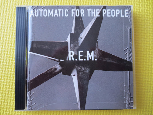 R.E.M., AUTOMATIC For the People, R.E.M. Cd, R.E.M. Lp, Music Cd, Rock Music Cd, Pop Cd, R.E.M. Song, Rock, 1992 Compact Disc