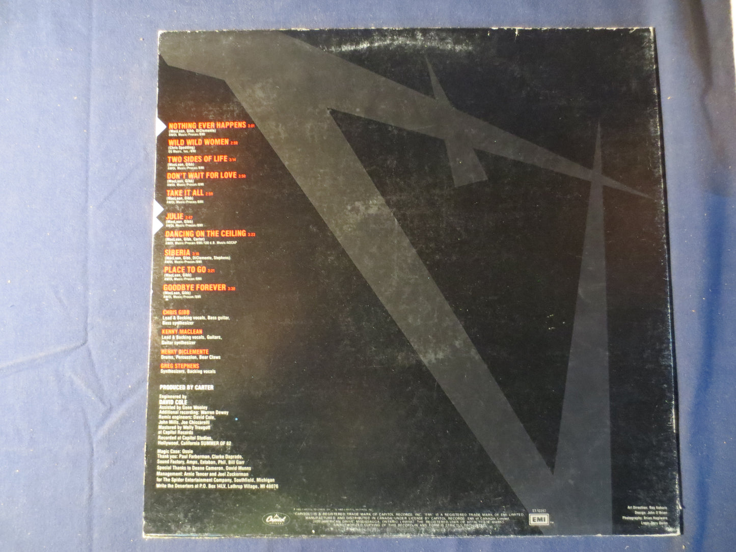 DESERTERS Record, SIBERIAN NIGHTLIFE, Deserters Album, Deserters Vinyl, Deserters Lp, Record Vinyl, Record, 1983 Records