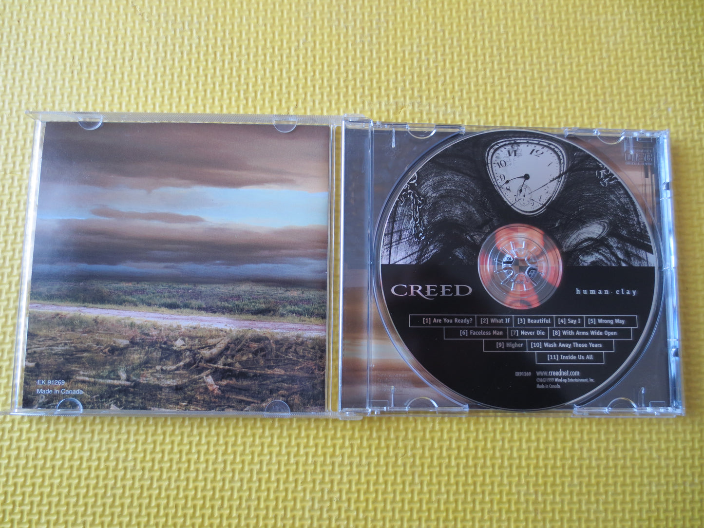 CREED, HUMAN Clay, CREED Cds, Rock Cds, Creed Albums, Alternative Rock, Classic Rock Cds, Music Cd, Cds, 1999 Compact Discs