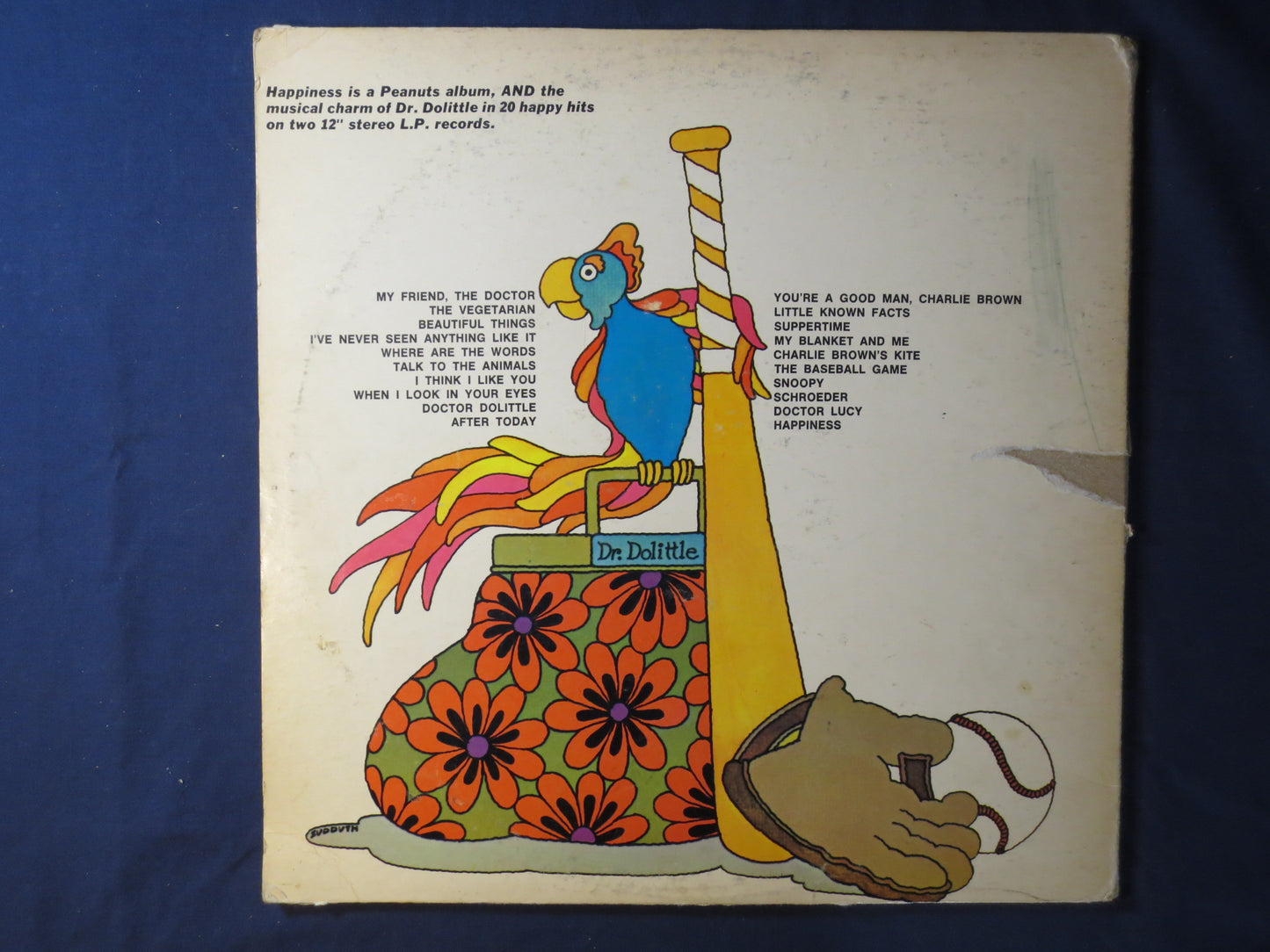 Dr DOLITTLE Album, Childrens Record, Kids Record, Childrens Album, Kids Album, Children Lp, Kids Lp, Vinyl Lp, 1973 Records