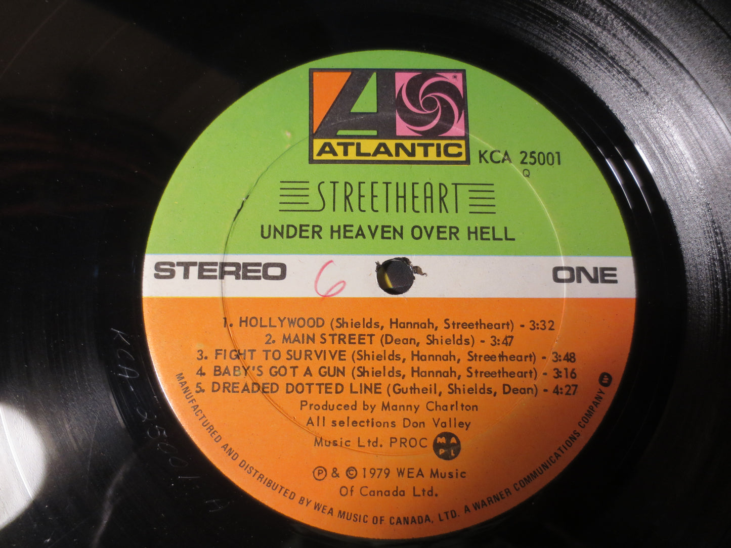 STREETHEART Record, Under HEAVEN Over HELL, Streetheart Album, Streetheart  Vinyl, Streetheart Lp, Vintage Lp, 1979 Records