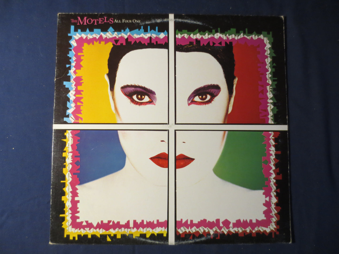 The MOTELS, All FOUR ONE, The Motels Album, The Motels Vinyl, The Motels Lp, Vintage Vinyl, Records, 1982 Records
