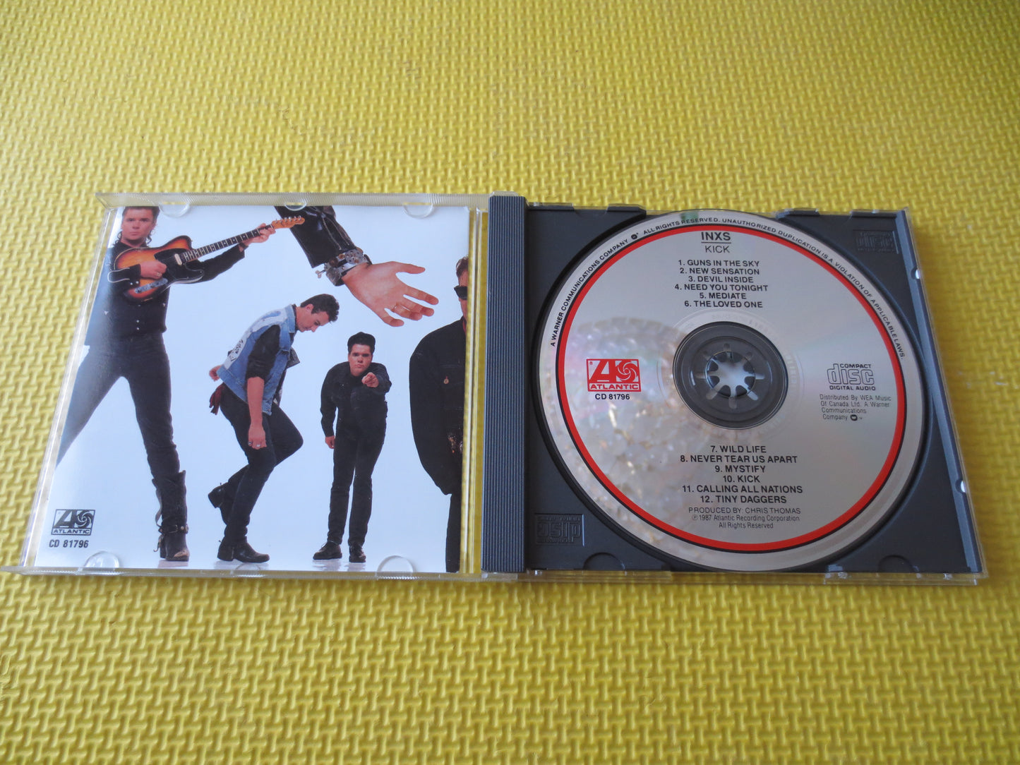 INXS, KICK, Rock Cds, INXS Cds, Inxs Albums, Kick Cd, Inxs Records, Inxs Songs, Classic Rock Cds, Music Cd, 1987 Compact Discs