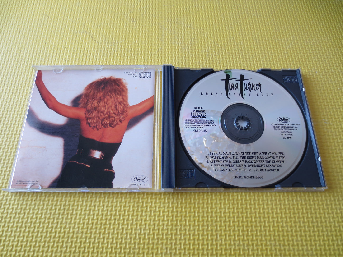 TINA TURNER, BREAK Every Rule, Tina Turner Lp, Rock Cd, Classic Rock Cd, Music Cd, Cd Music, Disco Cd, Cds, 1986 Compact Disc