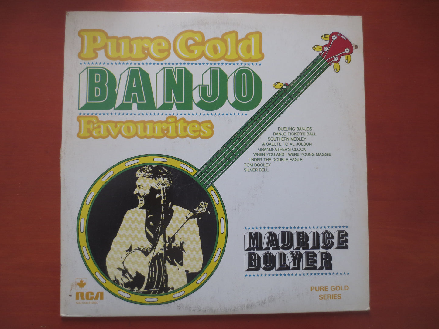 MAURICE BOLYER, Pure GOLD Banjo, Bluegrass Record, Bluegrass Album, Bluegrass Vinyl, Banjo Album, Vinyl, 1975 Records