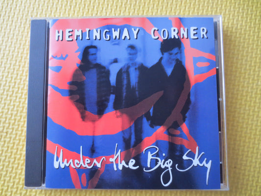 HEMINGWAY CORNER, Under The BIG Sky, Hemingway Corner Cd, Heavy Metal Cds, Rock Music Cds, Classic Rock Cd, 1995 Compact Discs