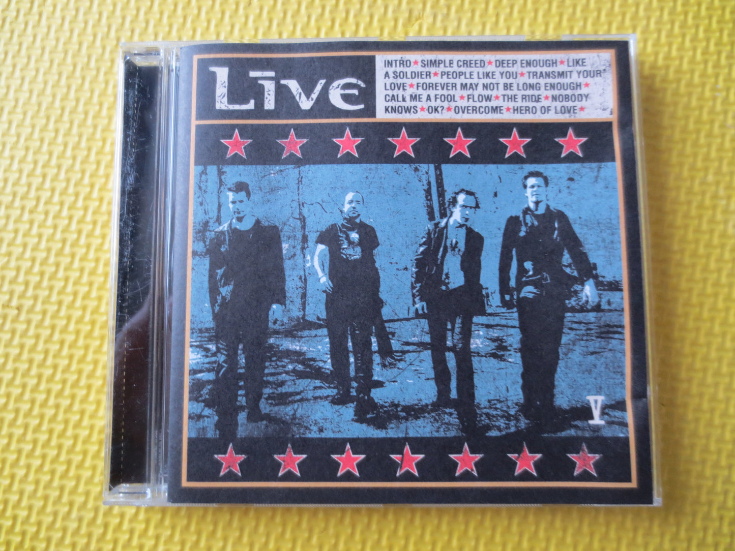 LIVE, V, LIVE Cd, LIVE Album, Live Music, Live Songs, Music Cds, Rock Music cds, Rock Cd, Classic Rock Cd, 2001 Compact Discs