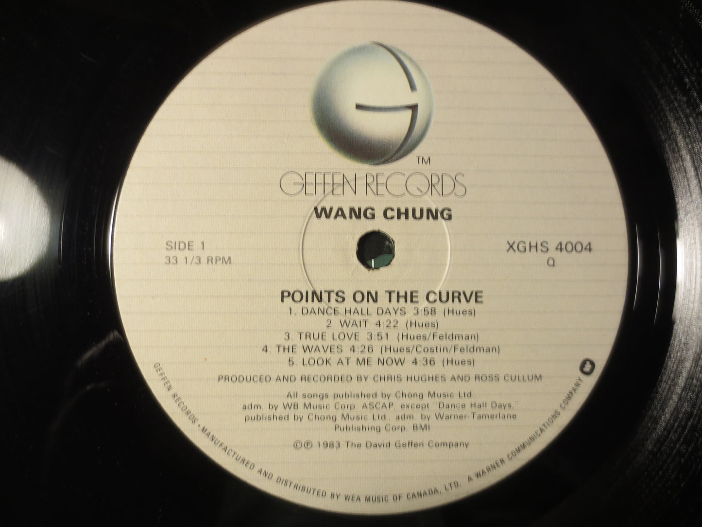 WANG CHUNG Record, POINTS On The Curve, Wang Chung Vinyl, Wang Chung Albums, Wang Chung Lp, Vintage Vinyl, 1983 Records