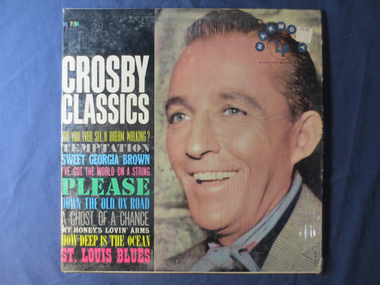 BING CROSBY, Crosby CLASSICS, Jazz Records, Bing Crosby Records, Bing Crosby Albums, Bing Crosby Lp, Vinyl Lp, 1958 Records