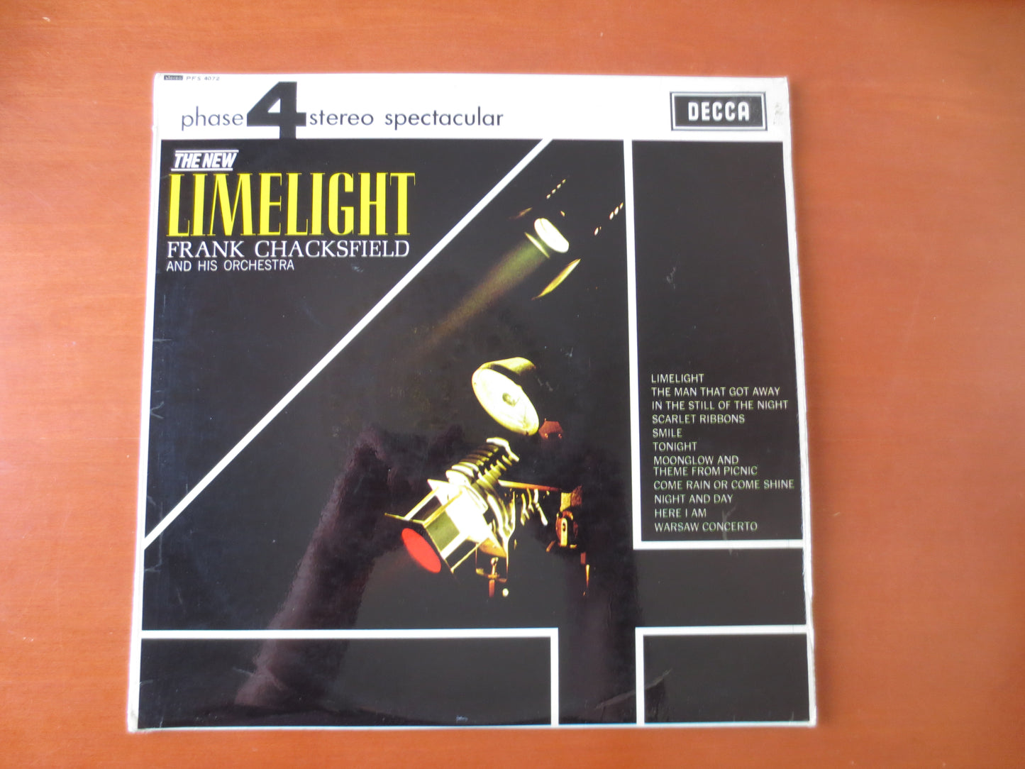 FRANK CHACKSFIELD, Phase 4 Records, The New LIMELIGHT, Jazz Records, Jazz Vinyl, Jazz Albums, Vinyl Record, 1965 Records