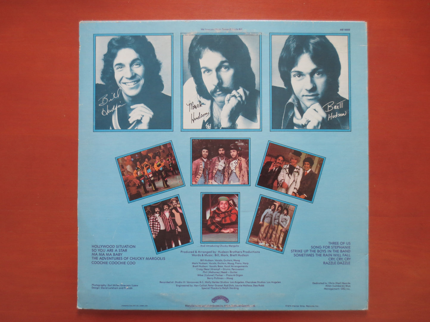 The HUDSON Brothers, HOLLYWOOD Situation, HUDSON Brothers Lp, Country Album, Classic Country Lp, Country Music, 1974 Record