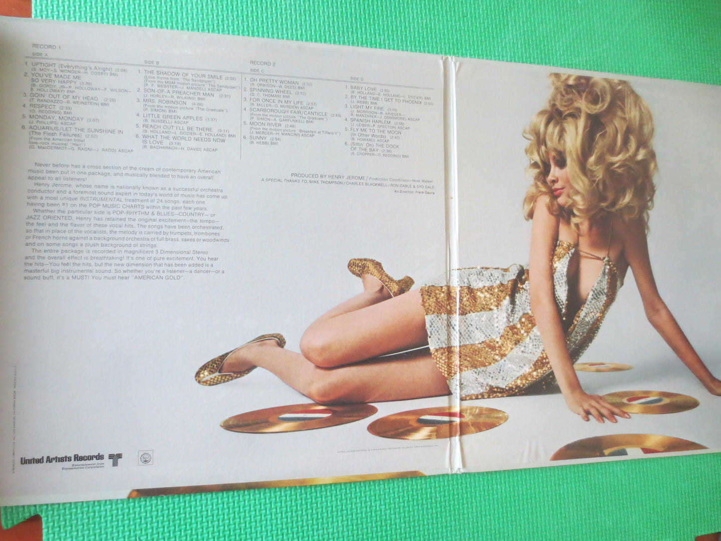 HENRY Jerome, AMERICAN GOLD, Henry Jerome Record, Henry Jerome lps, Vinyl Record, Vinyl lps, lps, Jazz Record, 1970 Records