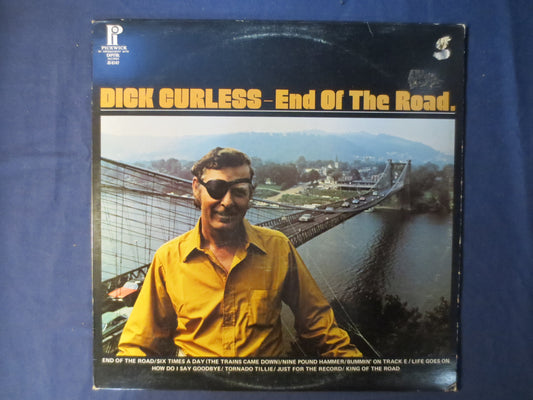 DICK CURLESS, End of the Road, DICK Curless Album, Dick Curless Vinyl, Dick Curless Lp, Country Record, 1974 Records