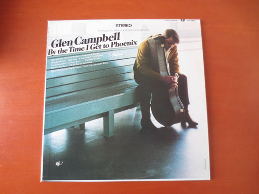 GLEN CAMPBELL, Get To PHOENIX, Glen Campbell Vinyl, Glen Campbell Lp, Country Record, Vintage Vinyl, Lp, 1967 Records