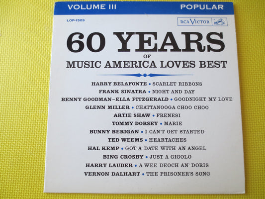 MUSIC AMERICA LOVES, Vol 3, Jazz Record, Big Band Records, Vintage Vinyl, Record Vinyl, Records, Vinyl Albums, 1961 Records