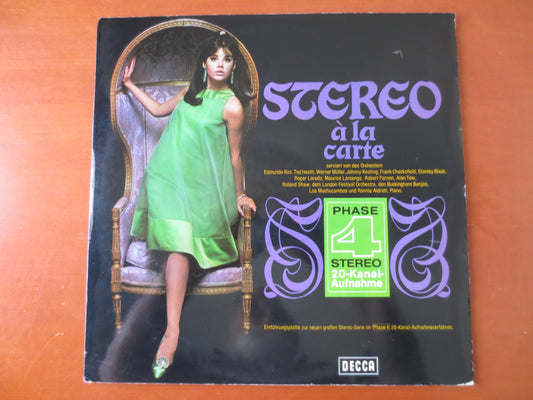 STEREO a'la CARTE, Decca Records, JAZZ Records, Vintage Vinyl, Record Vinyl, Jazz Albums, Vinyl Albums, Lps, 1968 Records