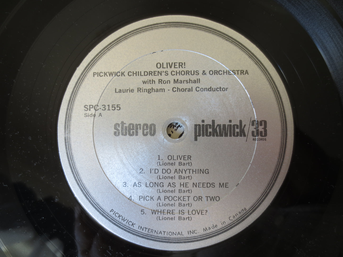 OLIVER, CHILDREN'S RECORDS, Pickwick Records, Childrens Record, Kids Record, Vintage Vinyl, Records, Vinyl, 1967 Records