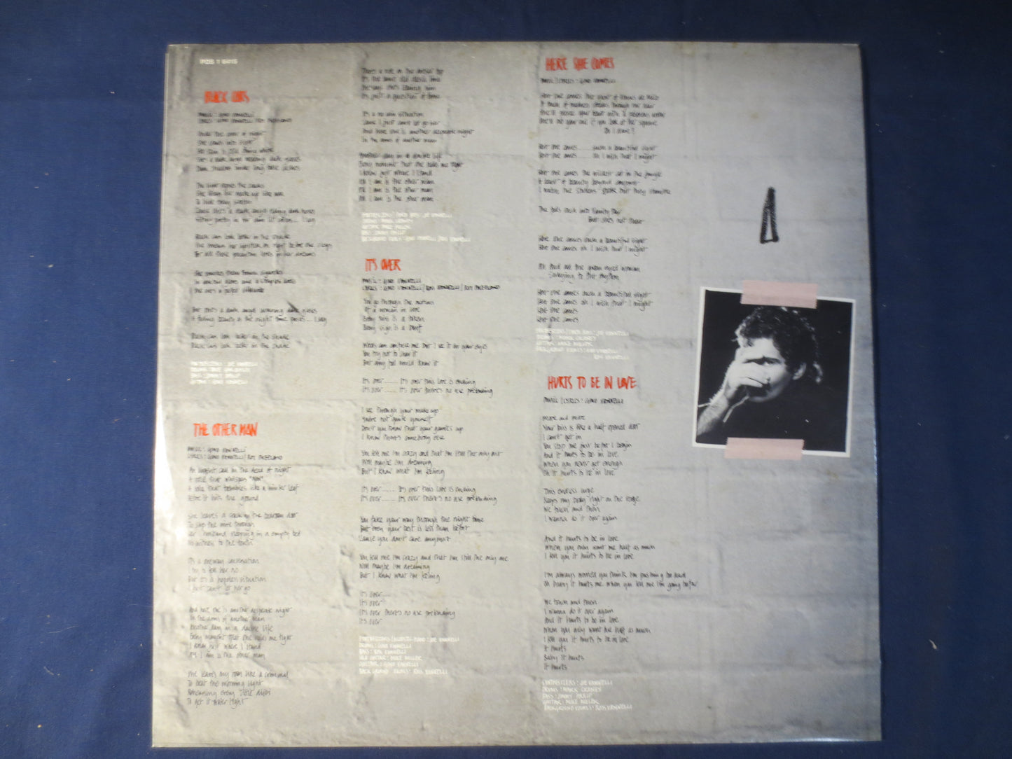 GINO VANNELLI, Black CARS, Gino Vannelli Record, Gino Vannelli Albums, Gino Vannelli Lp, Rock Records, Lps, 1984 Records