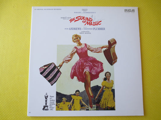 The SOUND of MUSIC, JULIE Andrews, Soundtrack Album, Sound of Music Album, Julie Andrews Vinyl, Childrens Lp, 1965 Records