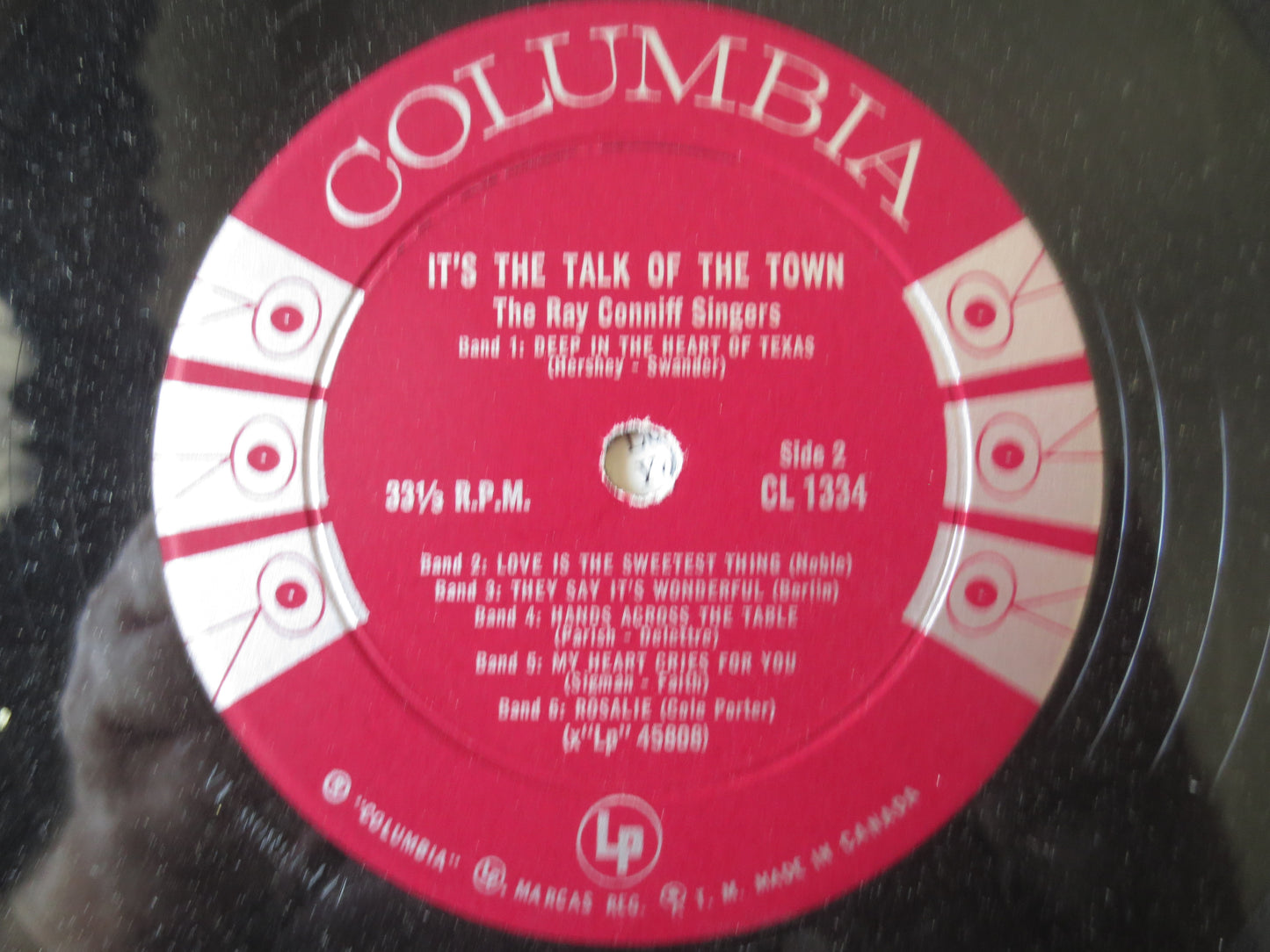 RAY CONNIFF, TALK of the Town, Ray Conniff Records, Ray Conniff Albums, Jazz Albums, Jazz Music, Vinyl Record, 1959 Records
