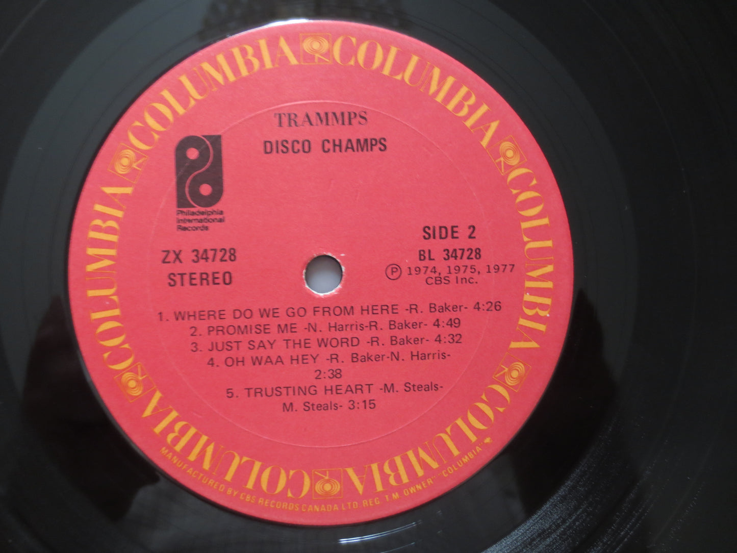 The TRAMMPS, DISCO CHAMPS, The Trammps Album, The Tramps Record, The Trammps Lp, The Trammps Vinyl, Disco Lp, 1977 Records