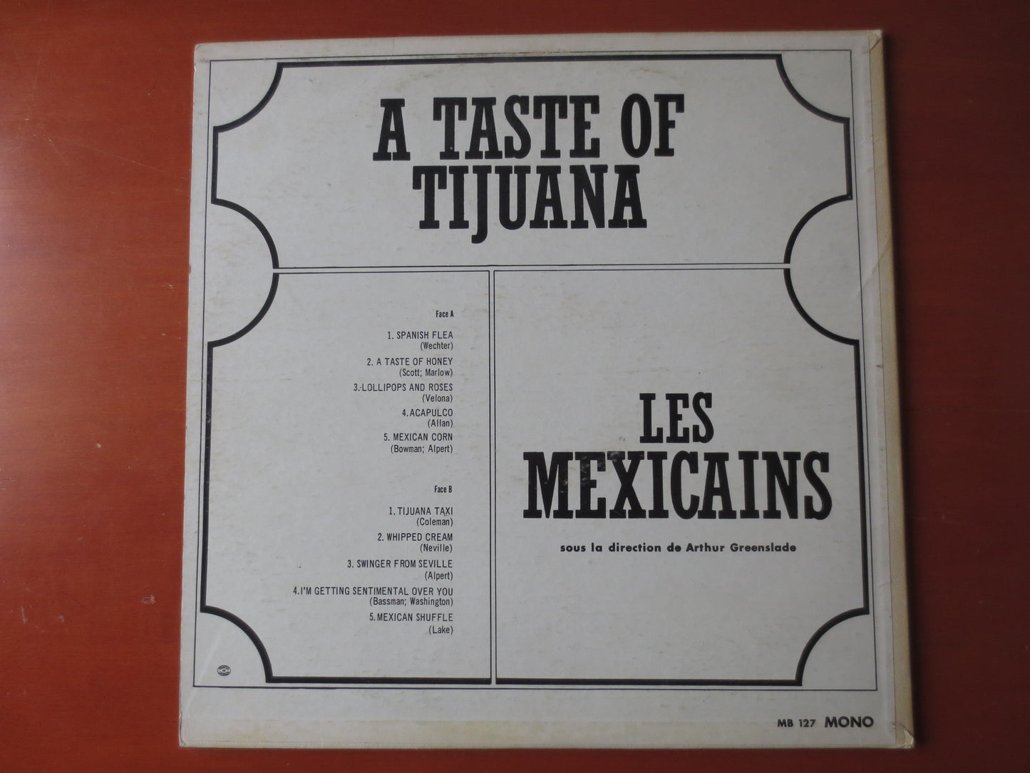 LES MEXICAINS, A Taste of TIJUANA, Les Mexicains Record, Les Mexicains Album, Record Vinyl, Vinyl Albums, Lps, 1964 Records