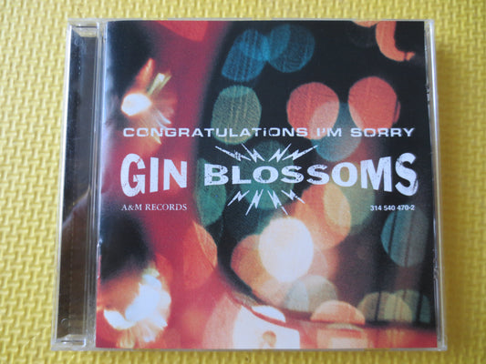 GIN BLOSSOMS, CONGRATULATIONS Cd, Gin Blossoms Cd, Music Cd, Rock Cd, Gin Blossoms Album, Gin Blossoms Songs, 1996 Compact Disc