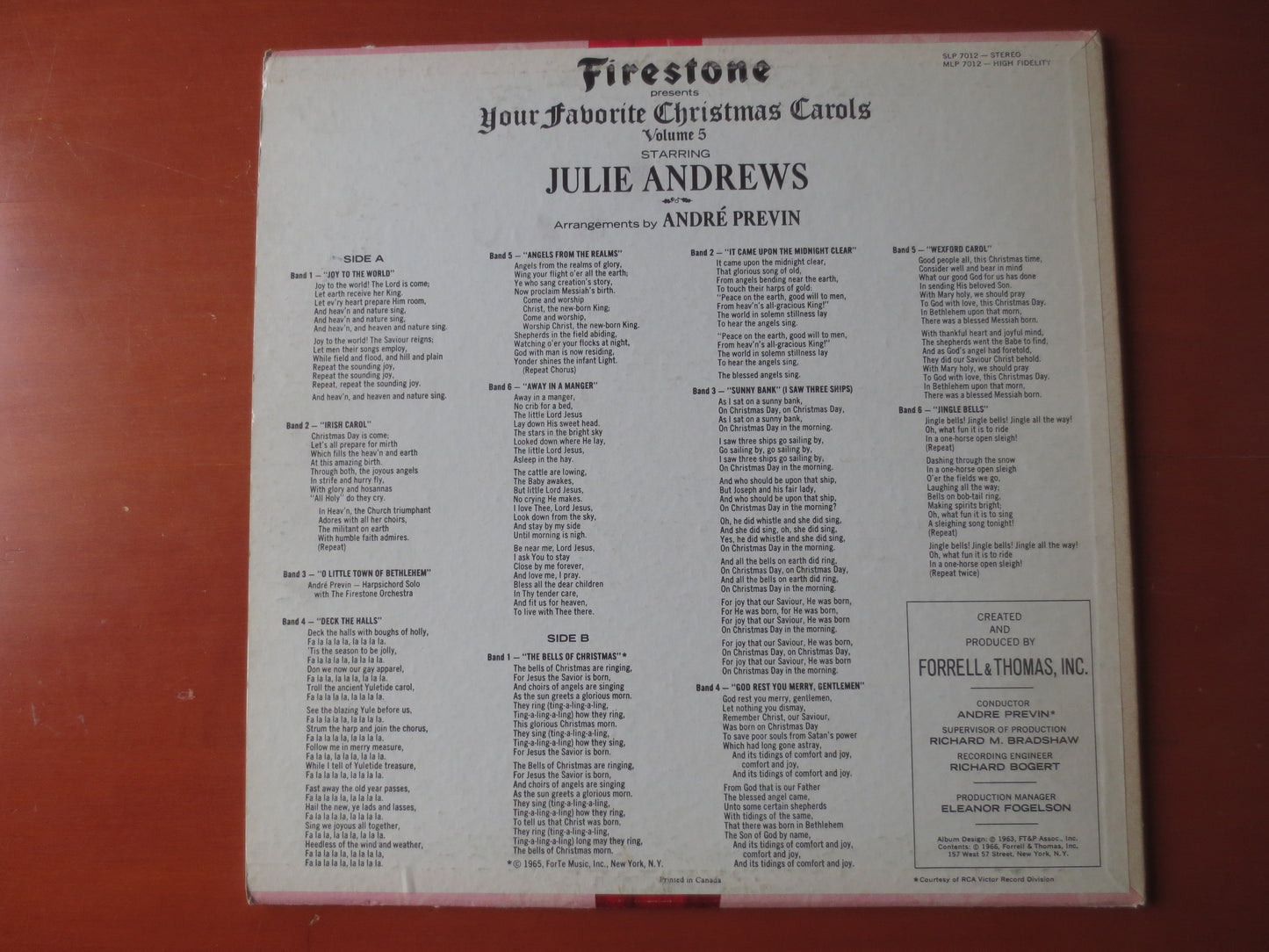 JULIE ANDREWS, CHRISTMAS Songs, Christmas Record, Christmas Vinyl, Christmas Lp, Julie Andrews Records, Vinyl, 1966 Records