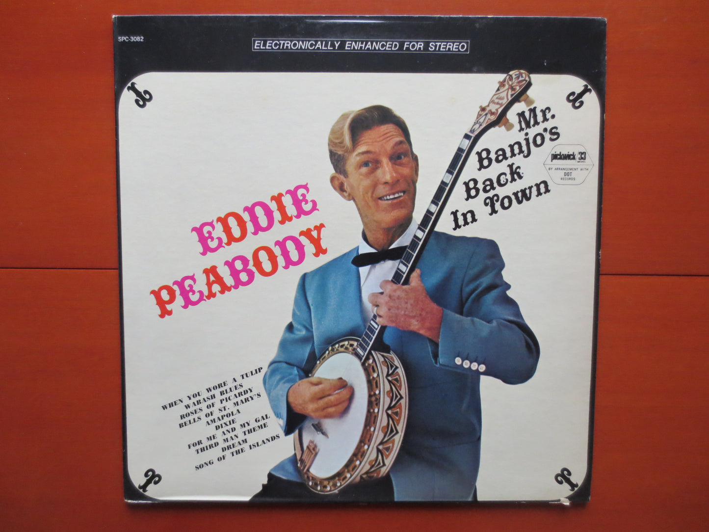 EDDIE PEABODY, Mr BANJO, Eddie Peabody Record, Eddie Peabody Vinyl, Eddie Peabody Lp, Banjo Record, Lps, 1967 Records