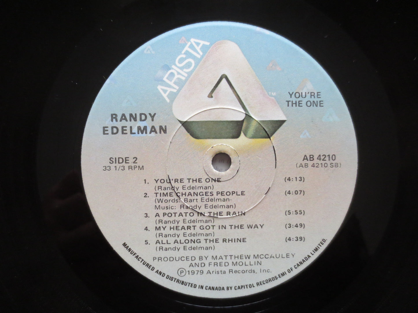 RANDY EDELMAN, You're the ONE, Randy Edelman Record, Randy Edelman Vinyl, Randy Edelman Lp, Vinyl Album, 1979 Records