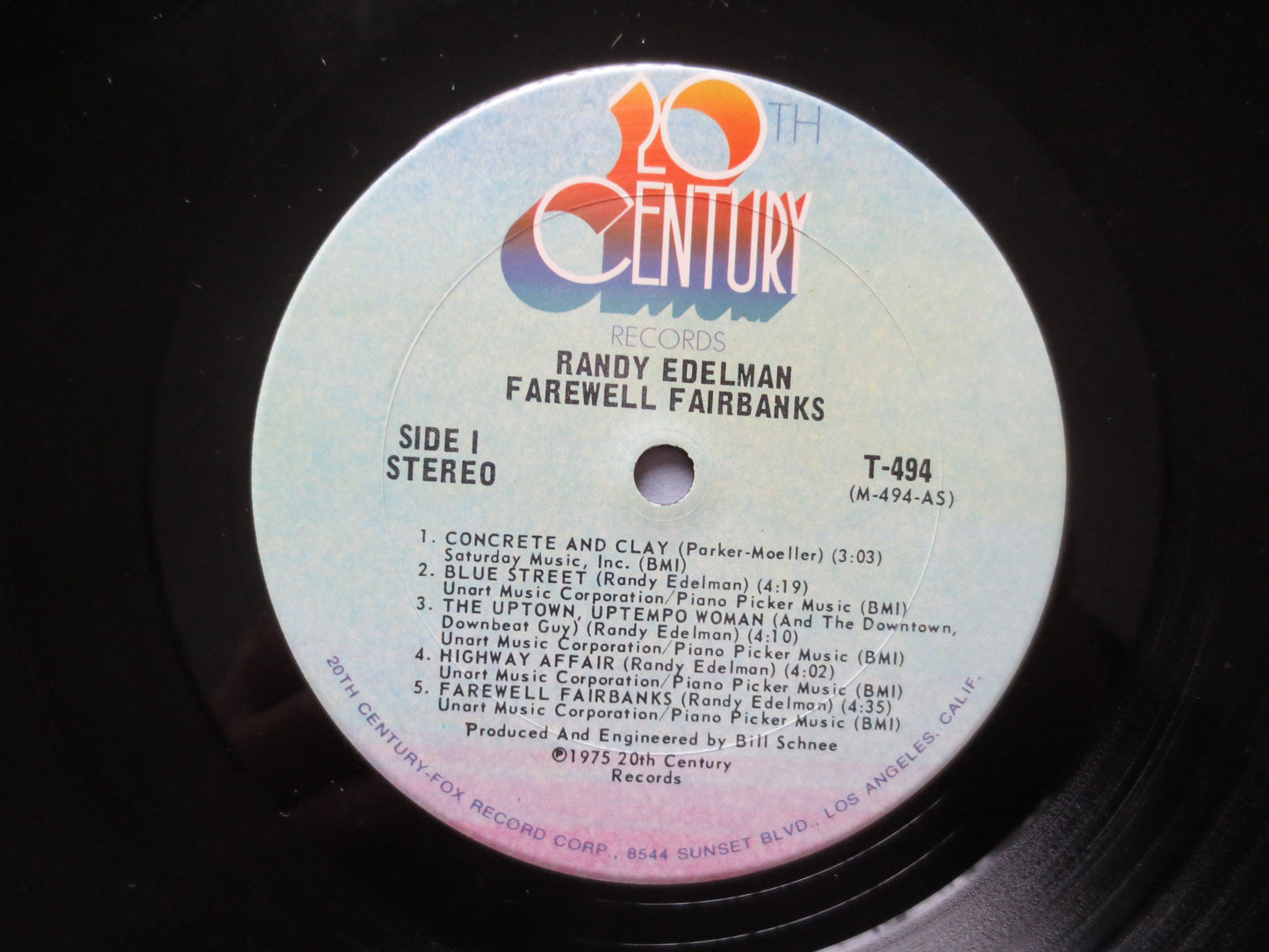 RANDY EDELMAN, FAREWELL Fairbanks, Randy Edelman Record, Vinyl Records, Randy Edelman Vinyl, Vinyl Lp, 1975 Records