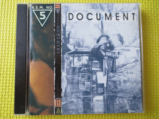 R.E.M., Document, R.E.M. Cd, R.E.M. Lp, Music Cd, Rock Music Cd, Pop Cd, R.E.M. Song, REM Albums, Rock, Cds, 1987 Compact Disc