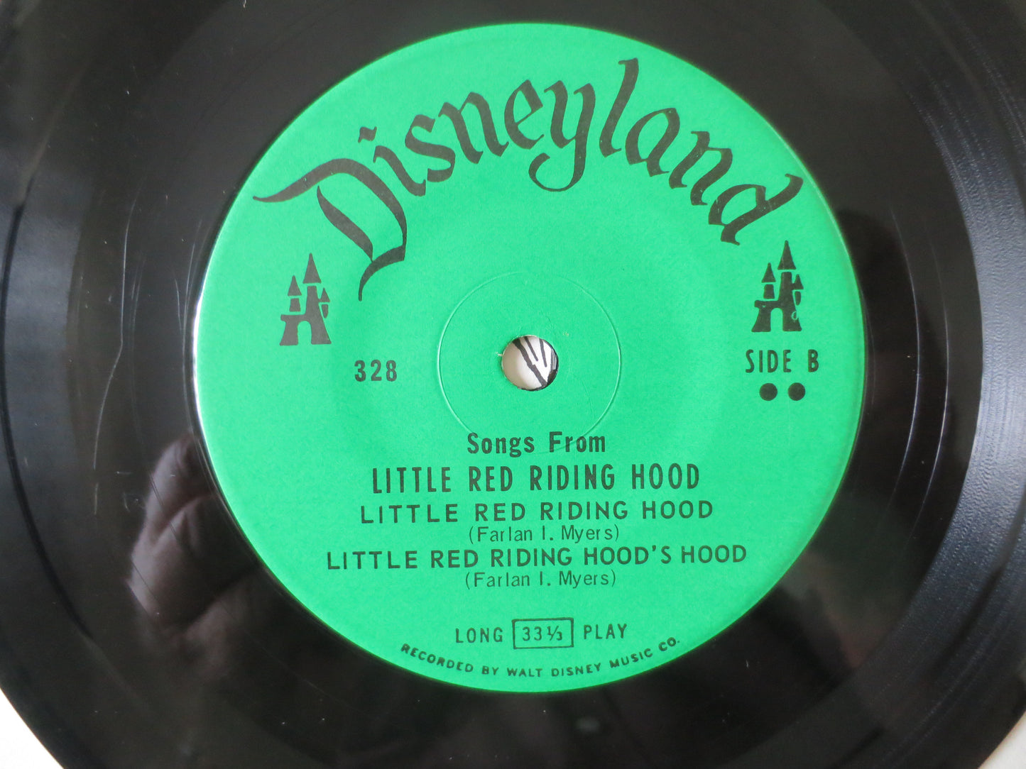 DISNEY Album, Little RED RIDING Hood, Disneyland Records, Disney Records, Childrens Record, Disney Lp, lps, 1968 Records