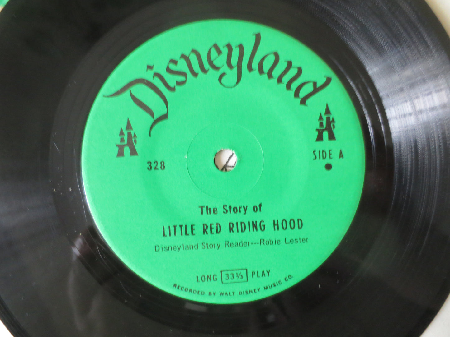 DISNEY Album, Little RED RIDING Hood, Disneyland Records, Disney Records, Childrens Record, Disney Lp, lps, 1968 Records