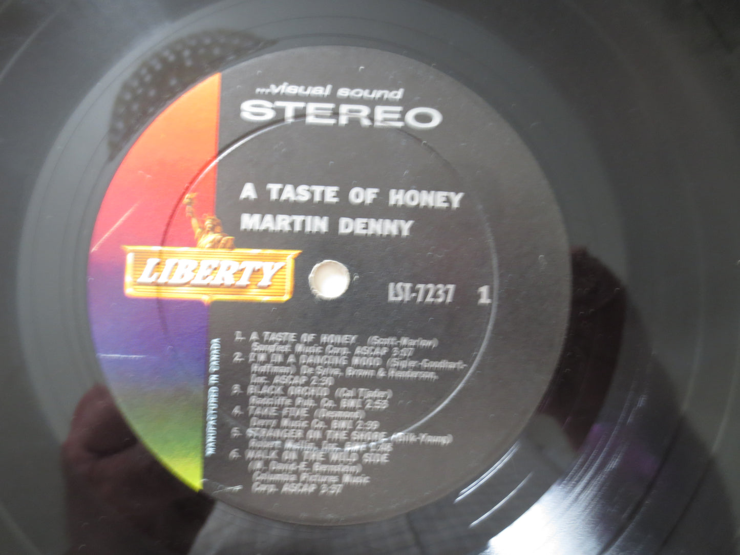 MARTIN DENNY, A TASTE of Honey, Martin Denny Album, Martin Denny Record, Martin Denny Lp, Martin Denny Vinyl, 1962 Records