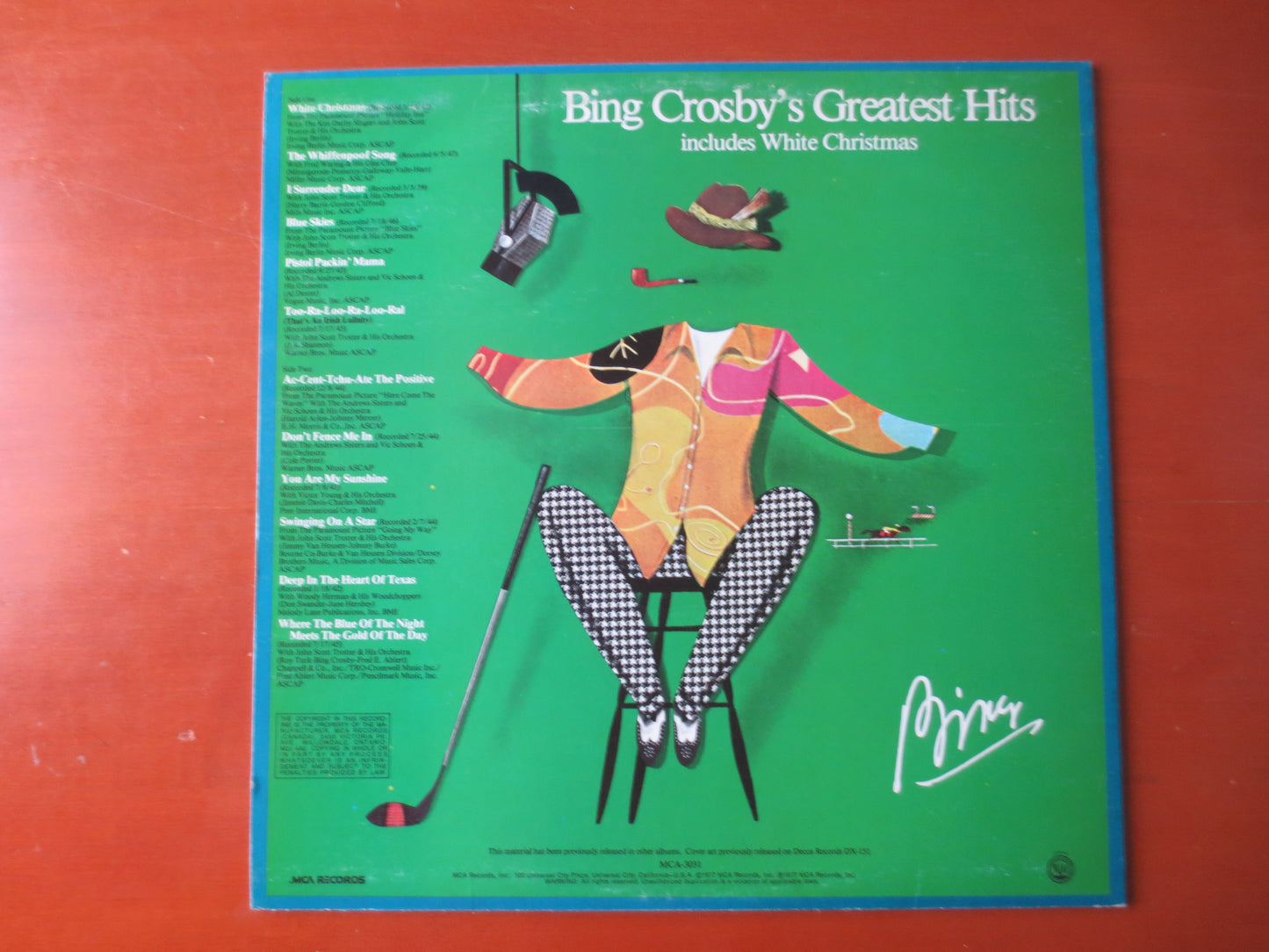 BING CROSBY, GREATEST Hits, Bing Crosby Records, Jazz Record, Vintage Vinyl, Bing Crosby Albums, Records, Lps, 1977 Records