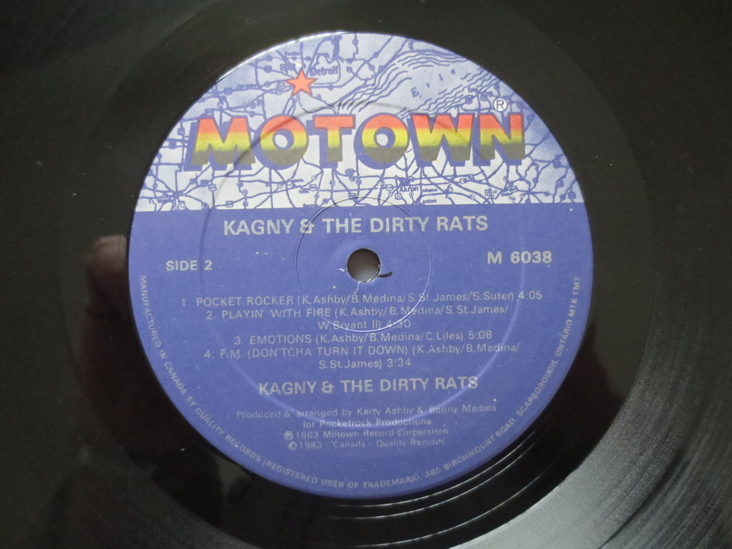 KAGNY and the DIRTY RATS, Kagny Record, Kagny Album, Kagny Vinyl, Funk Record, Kagny Lp, Motown Records, Lps, 1983 Records