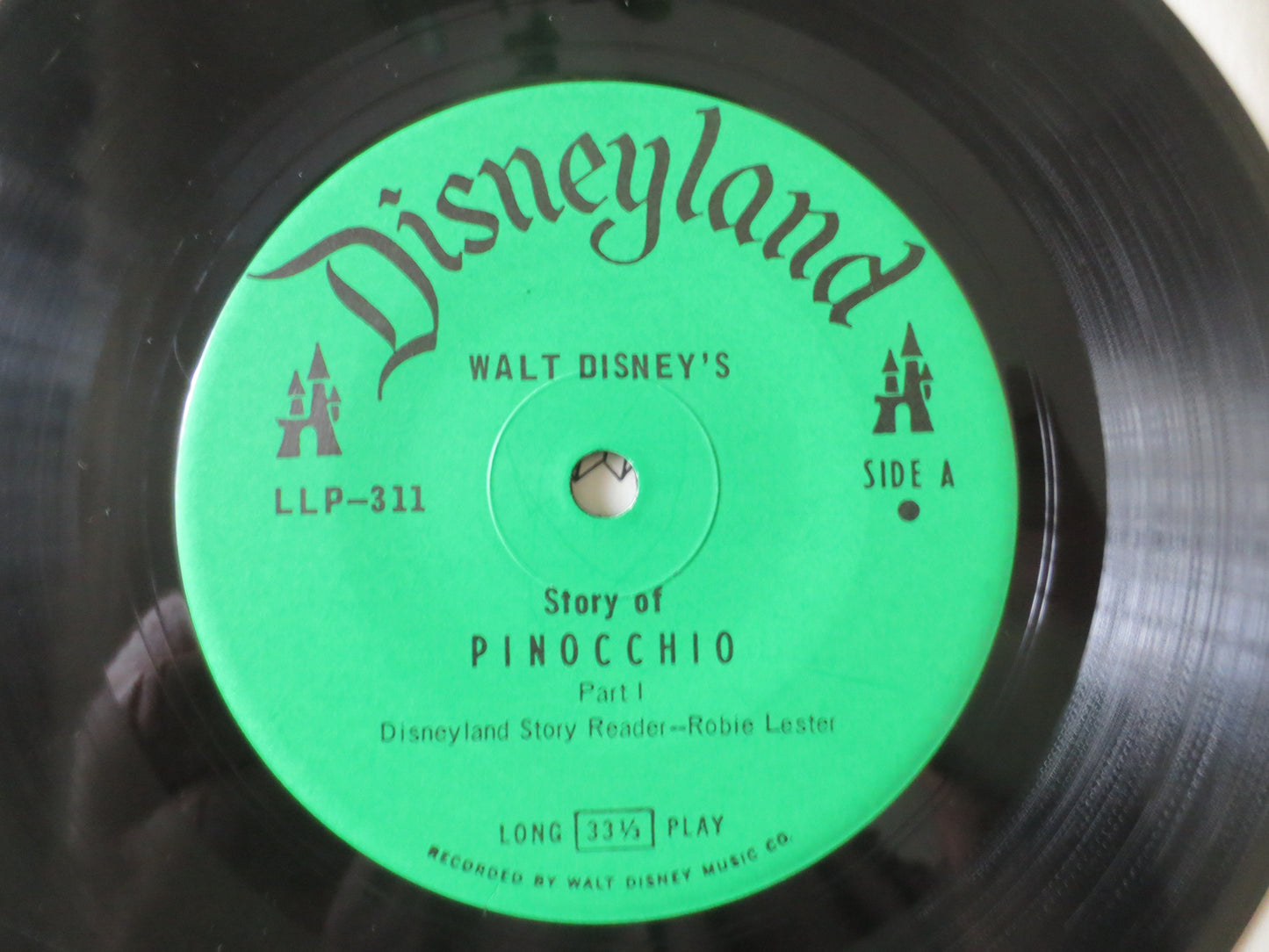 DISNEY Album, PINOCCHIO Album, Disney Records, Walt Disney Record, Childrens Records, Disney Lp, Vinyl Lp, 1966 Records