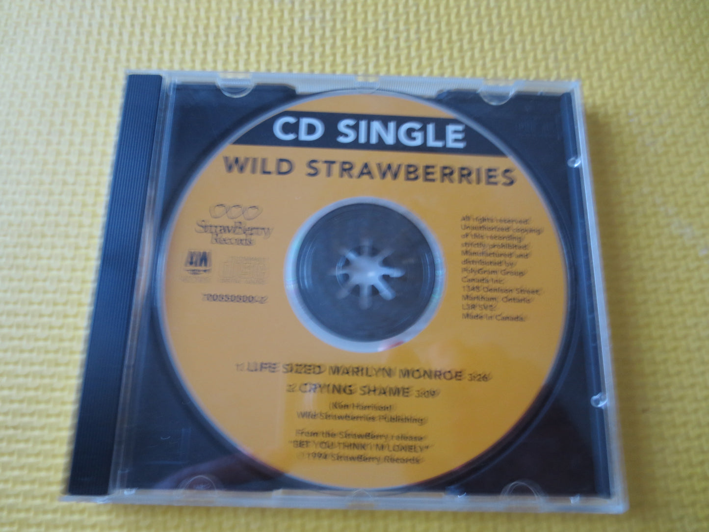 Wild STRAWBERRIES, Wild STRAWBERRIES Cd, Rock Cd, Wild STRAWBERRIES Lp, Rock Music Cds, Pop Music Cds, Cds, 1994 Compact Disc