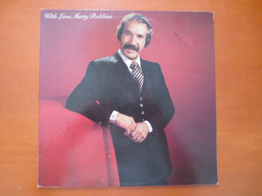 MARTY ROBBINS, MARTY ROBBINS Record, With LOVE Album, Marty Robbins Album, Marty Robbins Vinyl, Marty Robbins Lp, Vinyl Lp, 1980 Records