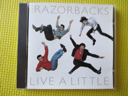 RAZORBACKS, LIVE A Little, RAZORBACKS Cd, Rock Cd, Razorbacks Album, Classic Rock Cd, Rock Lp, Pop Music Cds, 1989 Compact Disc