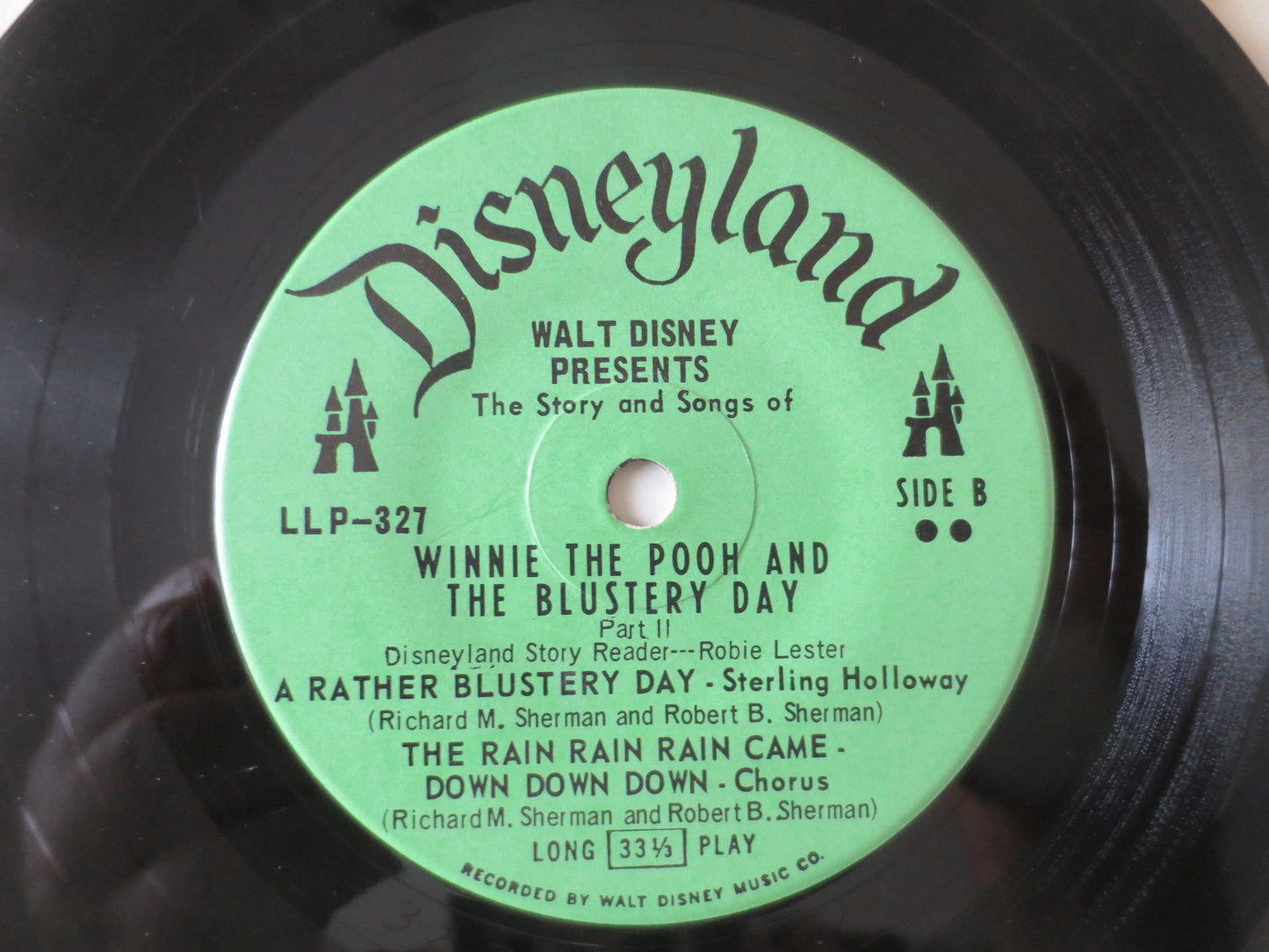 DISNEY Album, WINNIE the POOH, Disneyland Records, Disney Records, Childrens Records, Disney Lp, Vinyl Lp, Lp, 1969 Records