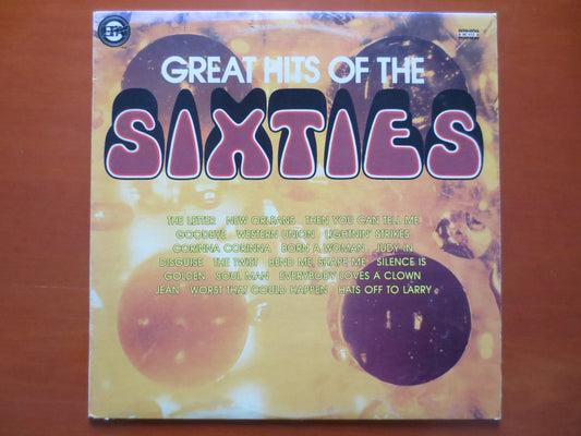 GREAT HITS of the SIXTIES, Vintage Vinyl, Lou Christie Vinyl, Del Shannon Vinyl, Sandy Posey Vinyl, Vinyl Lp, 1977 Records