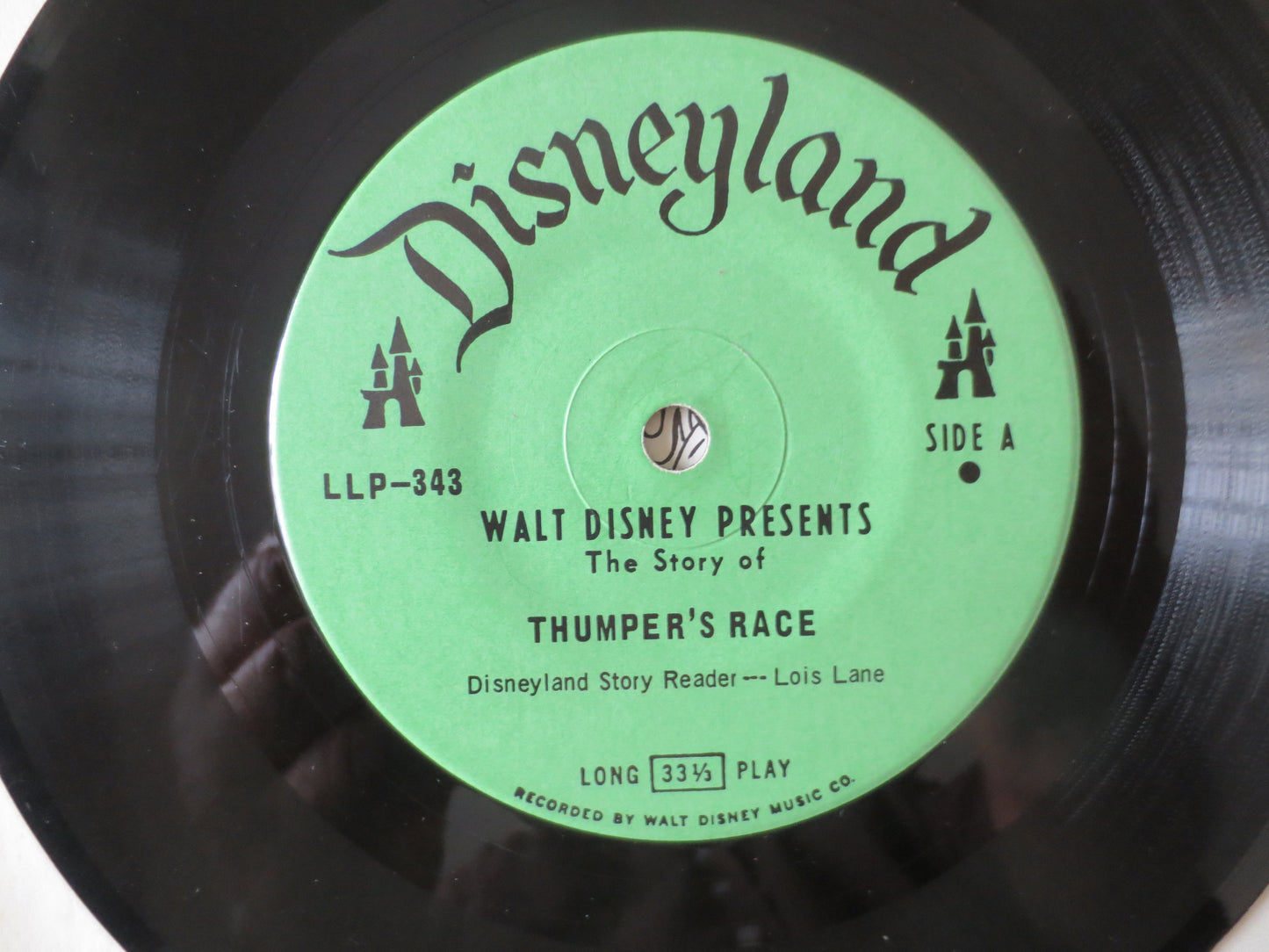 DISNEY Album, THUMPERS RACE, Disneyland Records, Disney Records, Childrens Record, Kids lps, Disney Lp, lps, 1970 Records