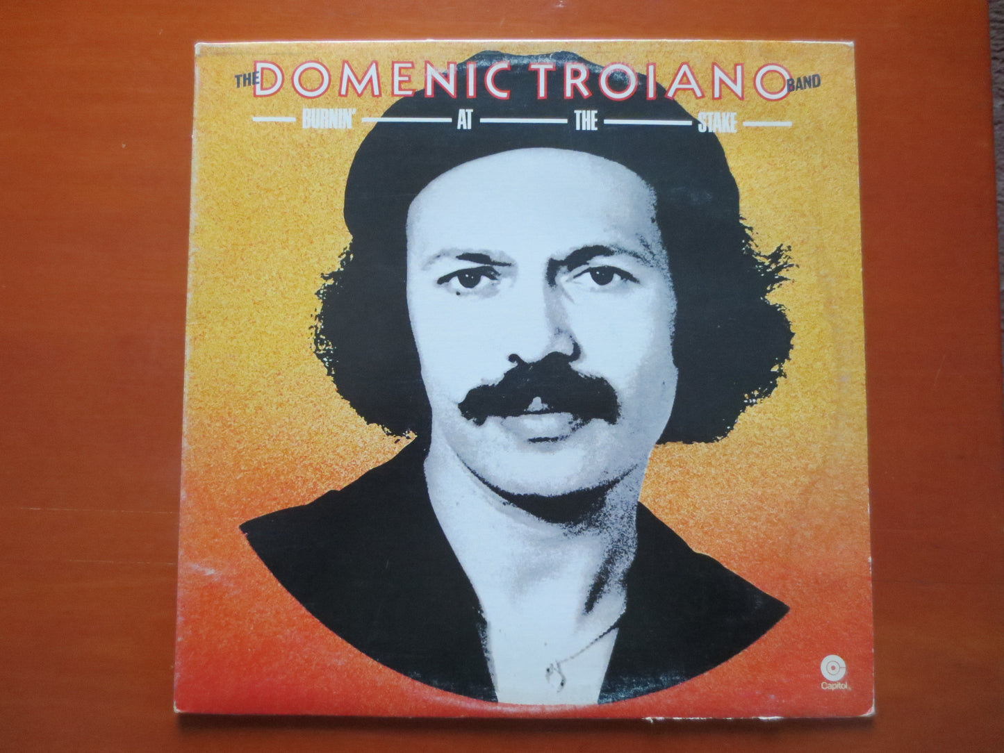 DOMINIC TROIANO, Burnin' at the Stake, Jazz Record, Jazz Rock Album, Jazz Album, Vintage Rock Album, Vinyl, 1977 Records
