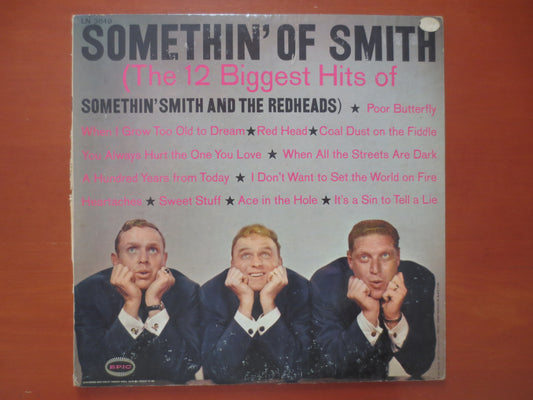 SOMETHIN' of SMITH, CRAZY People, Vintage Vinyl, Banjo Vinyl, Banjo Record, The Redheads, Vinyl, Vinyl Records, 1959 Record